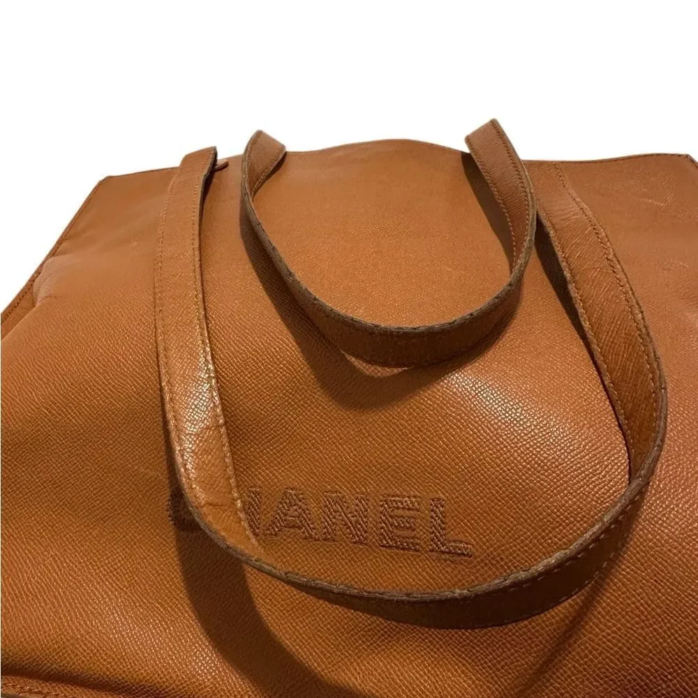 Chanel Caramel Leather Tote